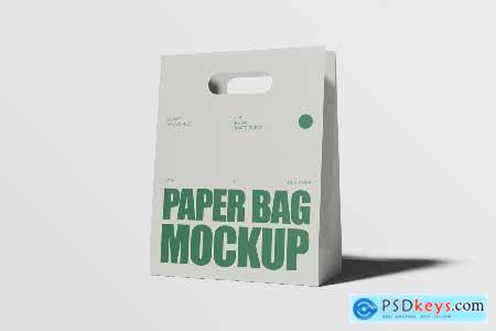 Paper Bag Packaging Mockup 004