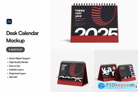 Desk Calendar Mockup