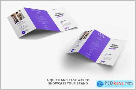 Tri-Fold Brochure Mockup