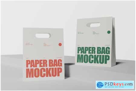 Paper Bag Packaging Mockup 004