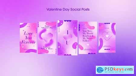 Valentine Day Social Posts 56383901