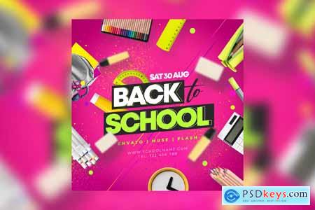 Back To School Flyer BGRLWTQ