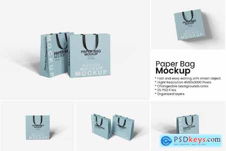 Paper Bag Mockup