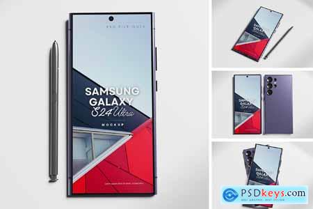 Samsung Galaxy S24 Ultra Mockup