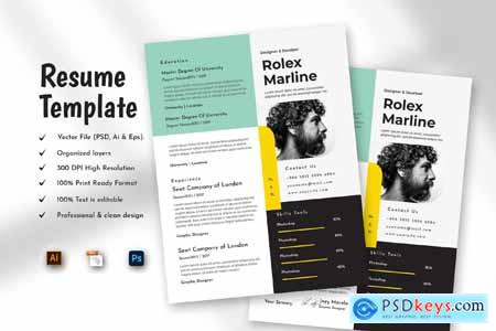 Allocation Creative Resume & CV Template