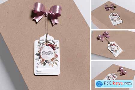 Gift Tag Mockup