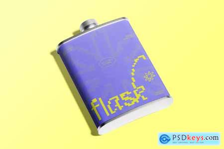 Hip Flask Mockup 004