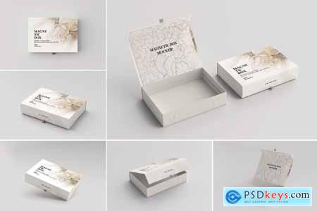 Magnetic Gift Box Mockup