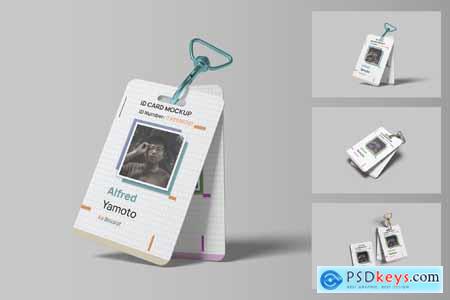 Minimalist ID Card Mockup