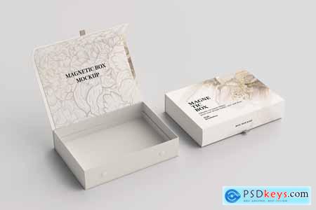 Magnetic Gift Box Mockup