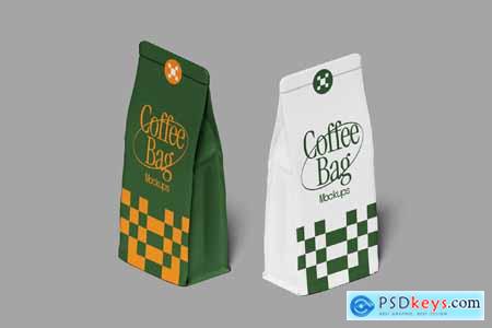 Paper Coffee Bag Mockup 003