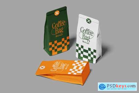 Paper Coffee Bag Mockup 003