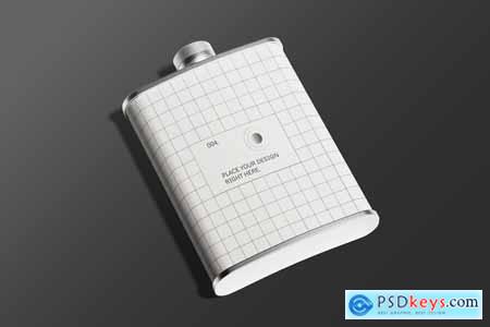 Hip Flask Mockup 004