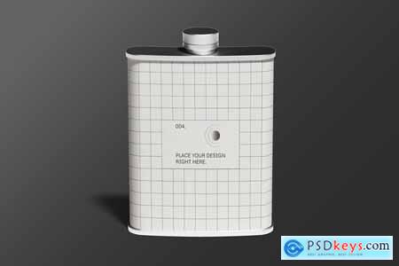 Hip Flask Mockup 004