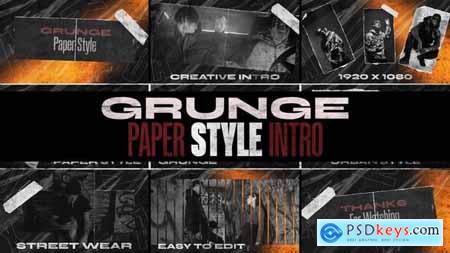 Paper Style Grunge Intro (MOGRT) 56550317