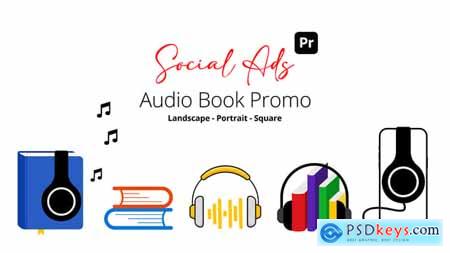 Audio Book Promo Social Ads for Premiere Pro 56560281