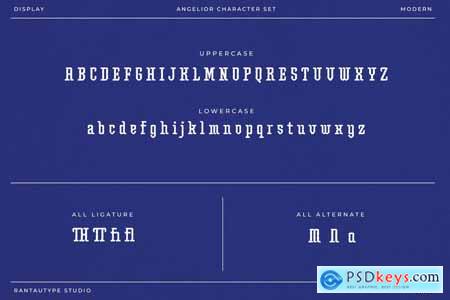 Angelior Display Font