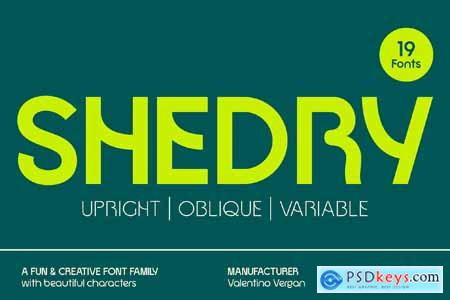 Shedry - Variable Sans Serif