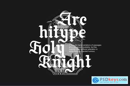 Blitch Modern Blackletter Tattoo Font