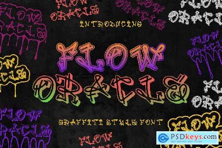 Flow Oracle - Graffiti Style Font