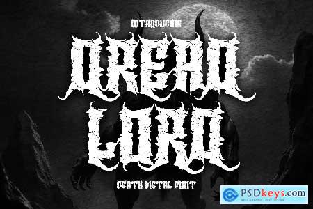 Dread Lord - Death Metal Font