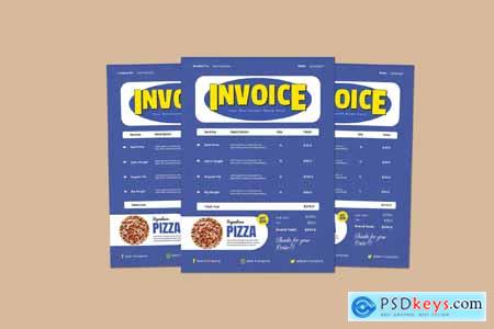 Blue Invoice Creative Design