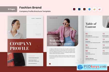 Luxury Fashion Business Company Profile Brochure