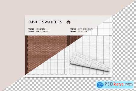 Fabric Swatches Mockup