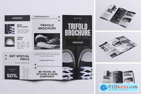 Trifold Brochure Mockup