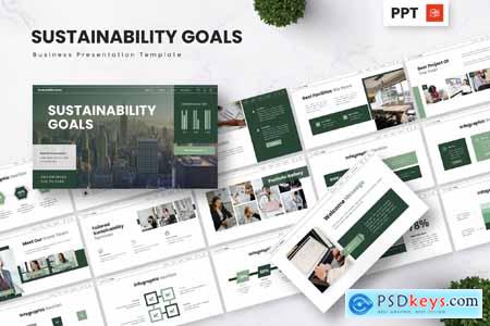 Sustainability Goals - Business Powerpoint Templat