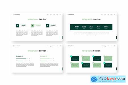 Green Business - Business Powerpoint Templates