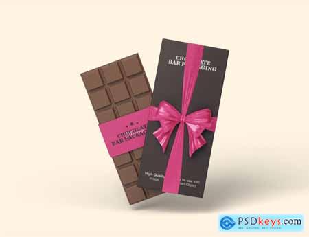 Chocolate Bar Packaging Mockup