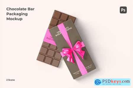 Chocolate Bar Packaging Mockup