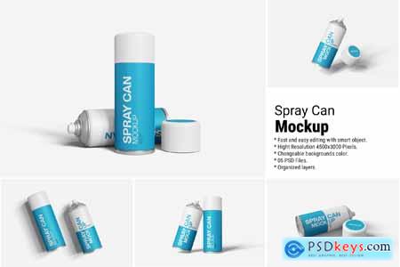 Spray Can Mockup