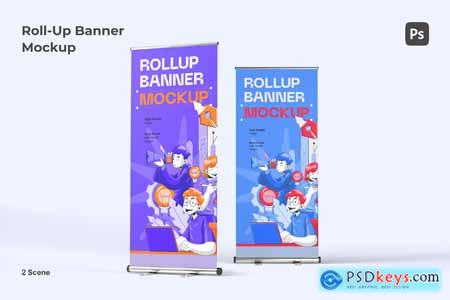 Roll-Up Banner Mockup