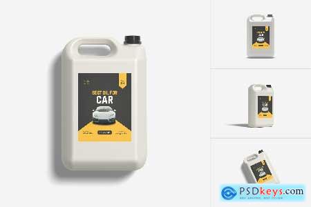 Motor Oil Bottle Mockup