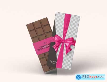 Chocolate Bar Packaging Mockup