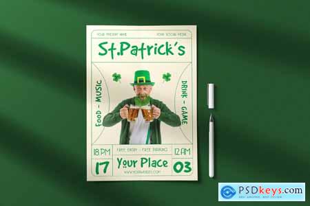 St Patrick's Day Flyer BFW8TDE