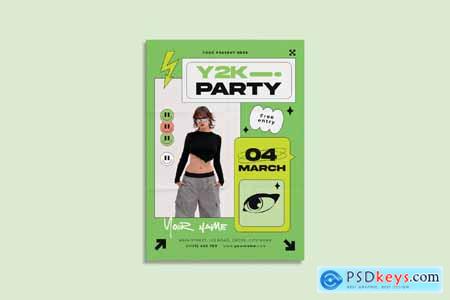 Y2K Party Flyer