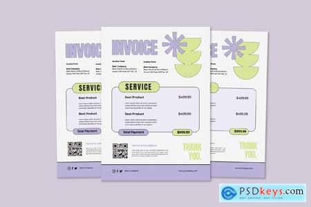 Purple Neon Invoice Store