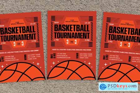 Basketball Tournament Flyer