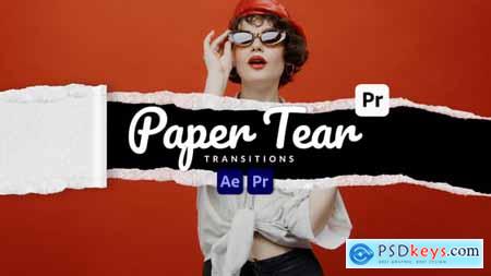 Paper tear Transitions for Premiere Pro 56581086