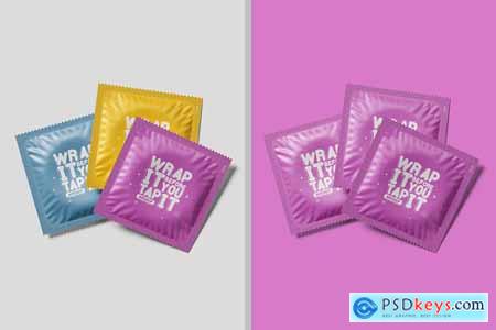 Condom Package Mockup