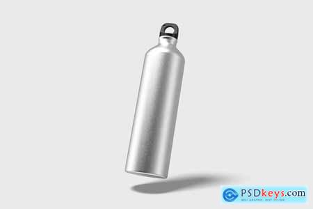 Metallic Bottle Mockup