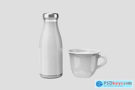 Milk Bottle Mockups