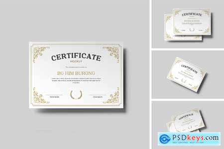 Certificate Mockup