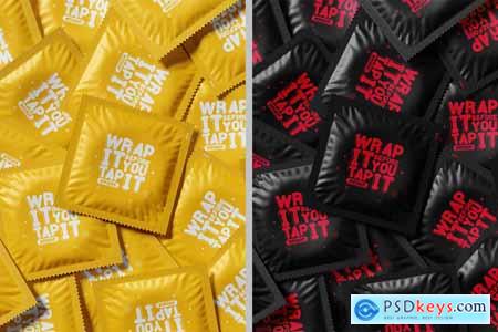 Condom Package Mockup