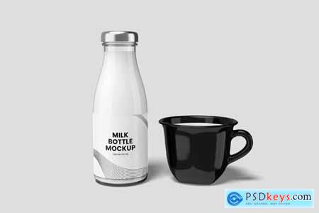 Milk Bottle Mockups