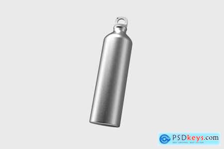 Metallic Bottle Mockup