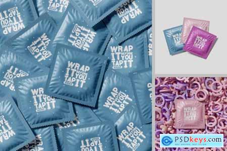 Condom Package Mockup